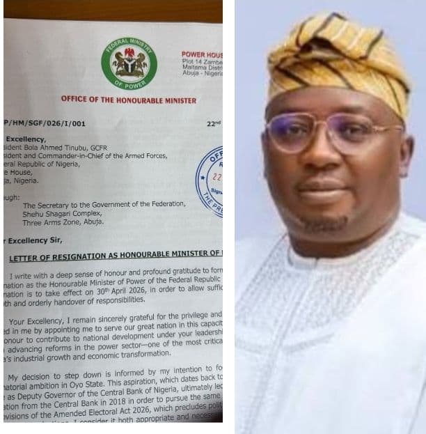 Bayo Adelabu Resigns As Power Minister *to pursue guber ambition